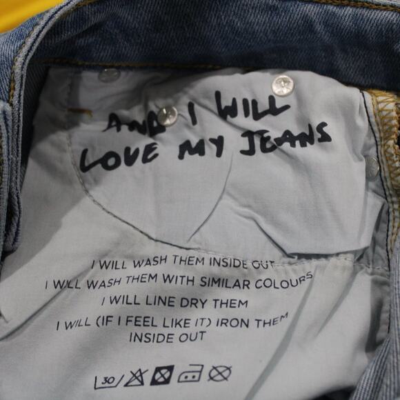 Boden | Flare Embroidered Hem Jeans Size 4P - Picture 8 of 10